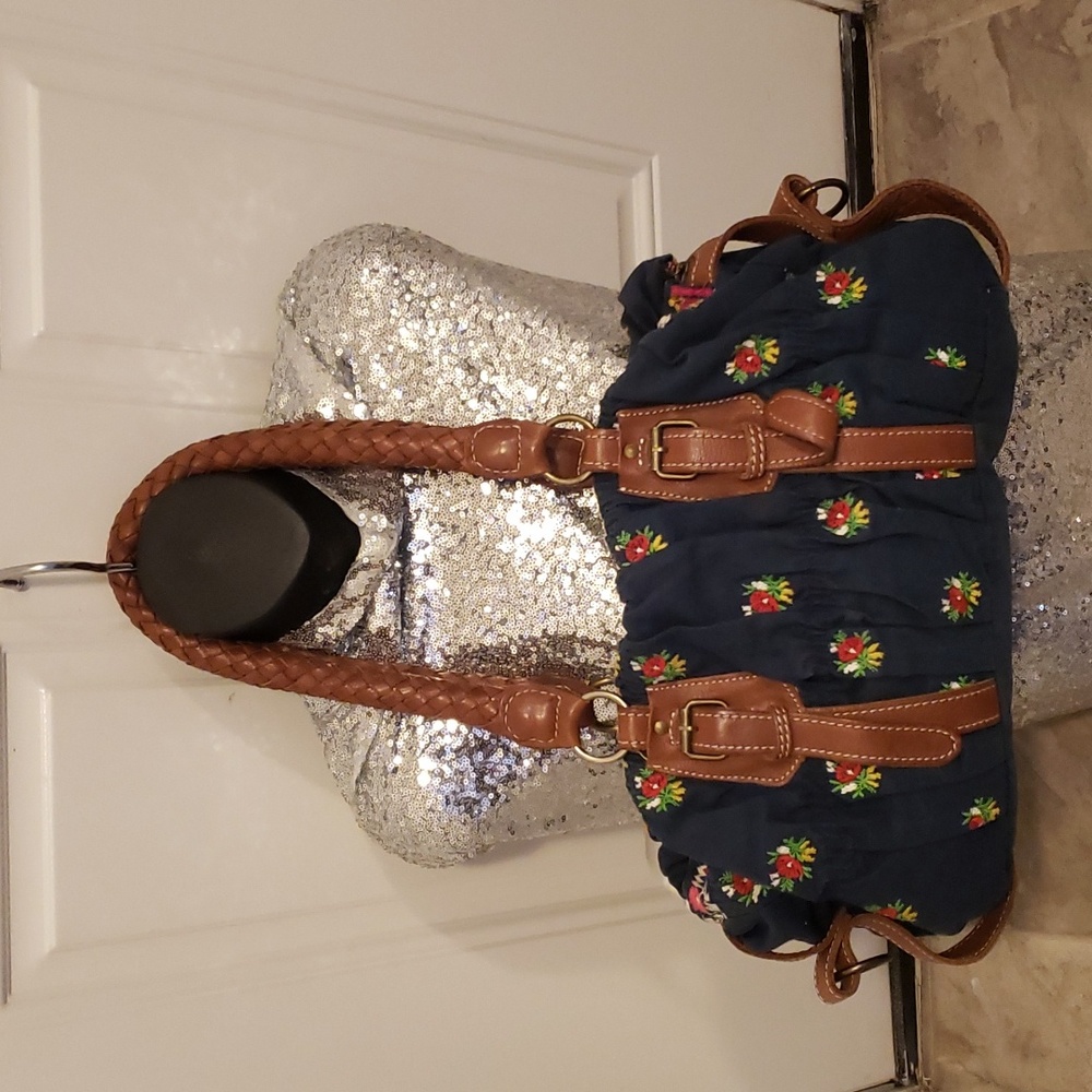 WEST embroidered bag